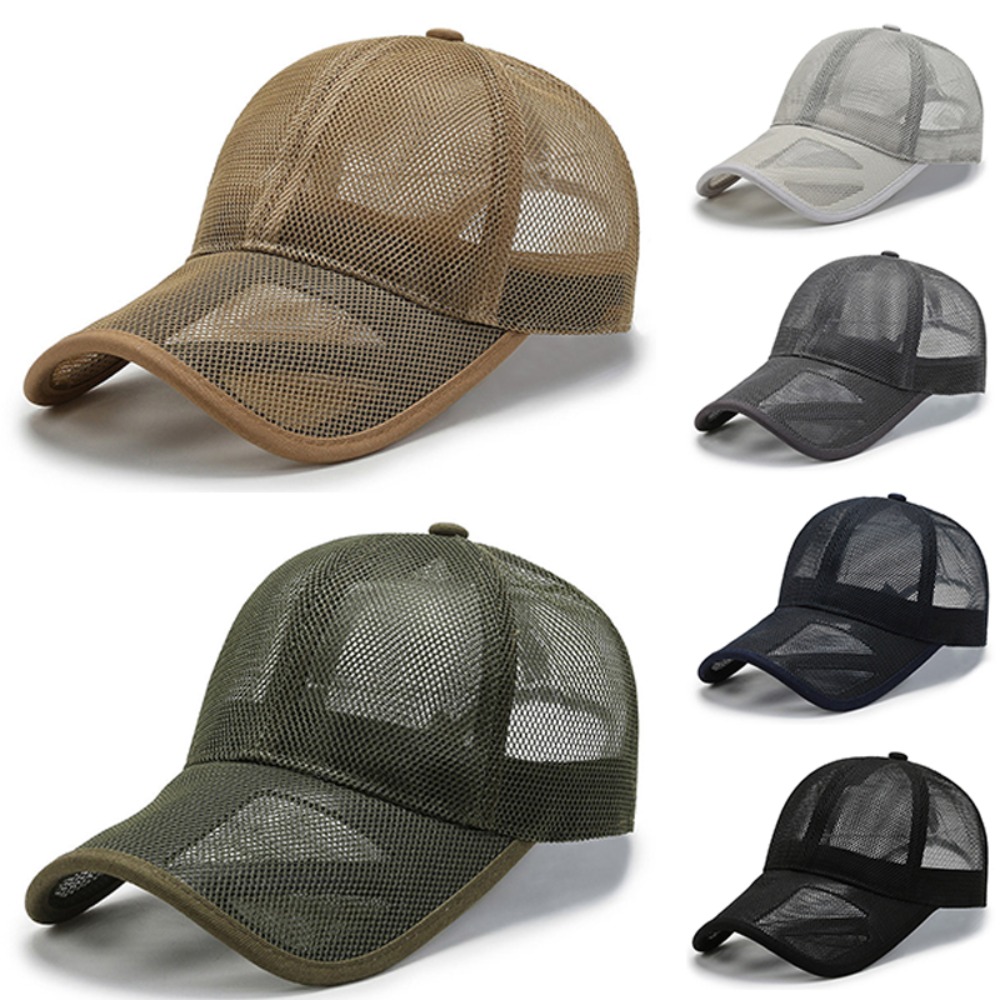 Sunscreen Hats Quick Dry Full Mesh Baseball Cap Summer Fashion Men Women Protection Caps