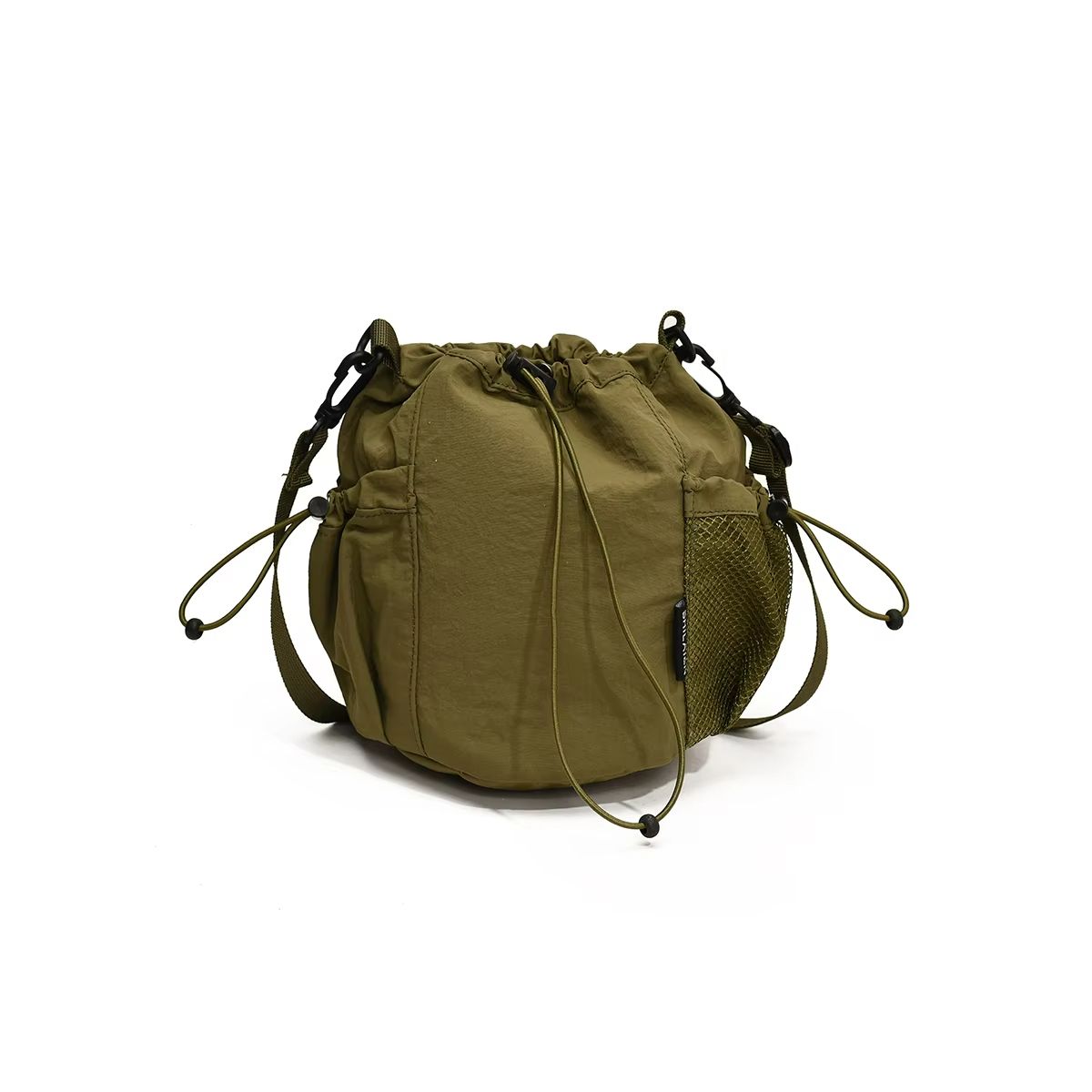 K-Style Niche Lightweight Nylon Drawstring Crossbody Bag