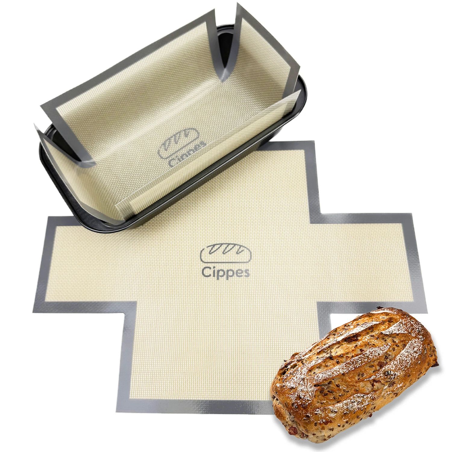 Reusable Silicone Bread Loaf Pan Liner