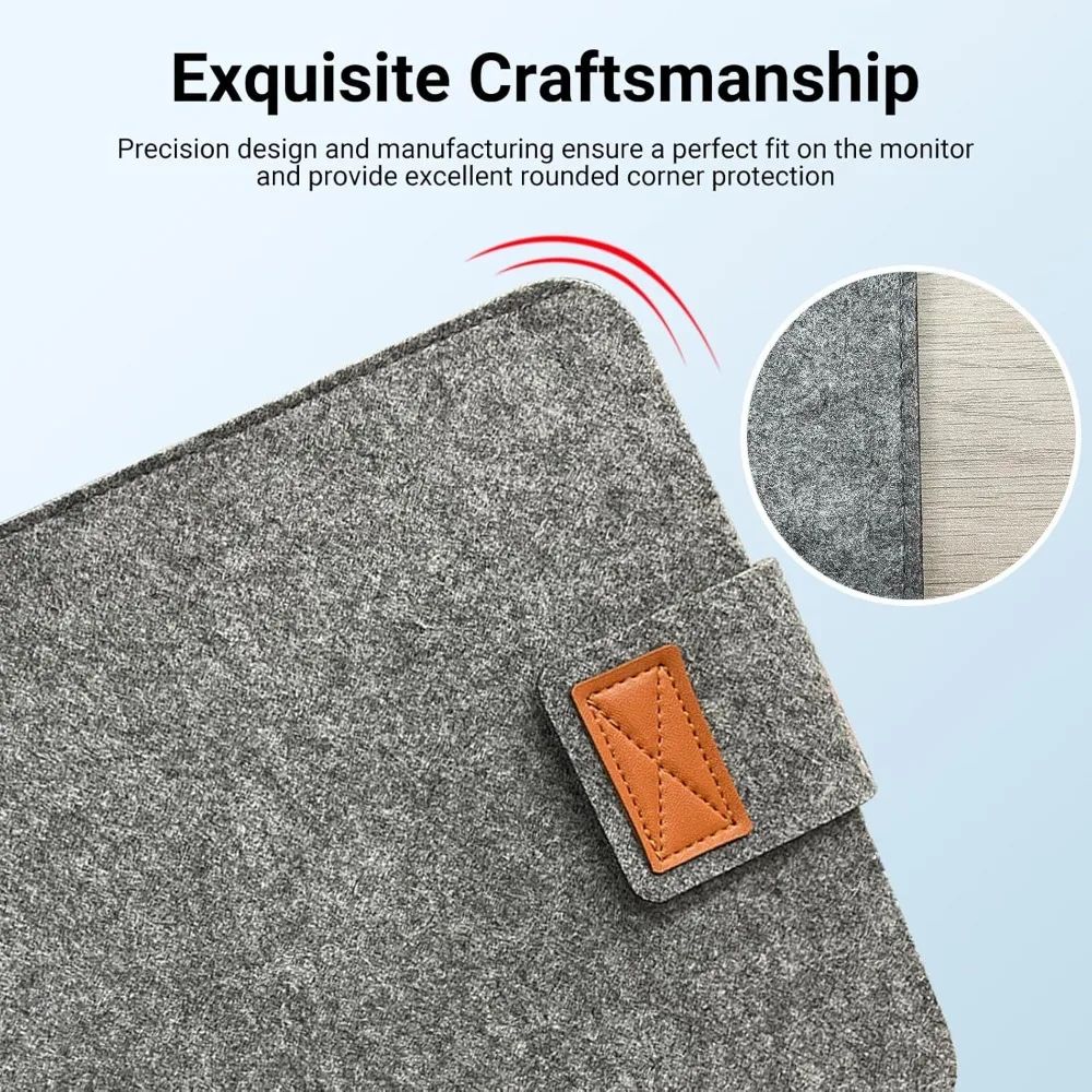 Felt Laptop Sleeve Case 15.6 Inch