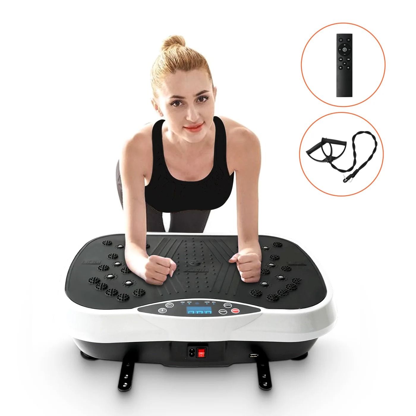 Vibration Plate Exercise Machine | Whole Body Workout Fat-Burning Home Fitness Fat Slinger Shaping Equipment