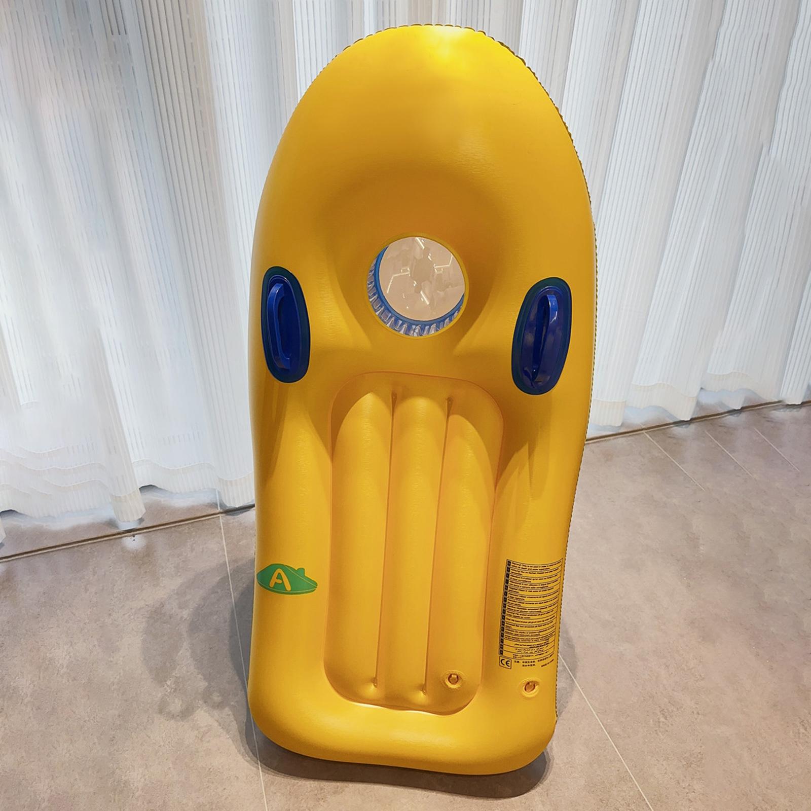 Inflatable Swim Kickboard Bodyboard for Kids & Adults Pool Surf Trainer