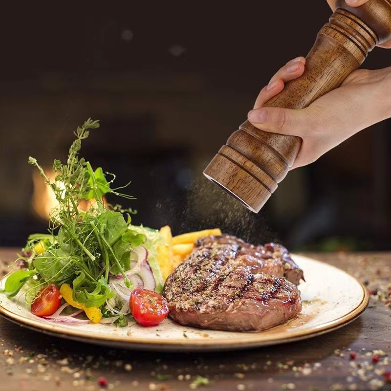 Electric Automatic Salt and Pepper Grinder with LED Light and Adjustable Coarseness