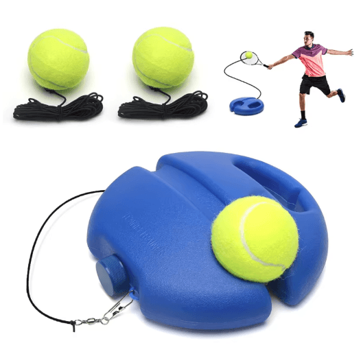 Solo Tennis Trainer Rebound Ball Self Practice Training Tool with Elastic String