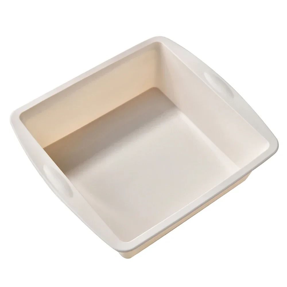 Silicone Square Cake Pan with Non-Slip Handles