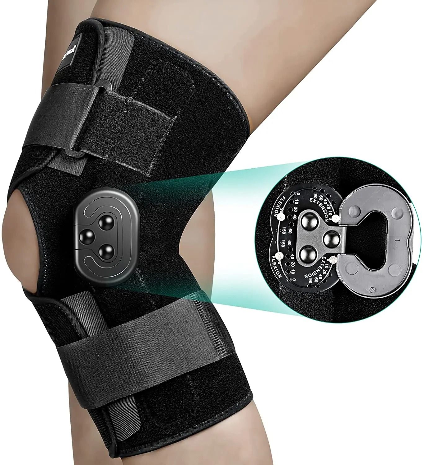 Aero-Dial Kinetic Recovery System – Premium Hinged Knee Brace with Locking Side Stabilizers