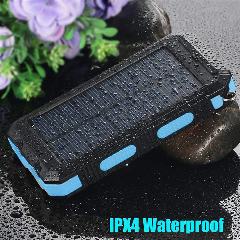 Ultra High Capacity Solar Power Bank with Fast Charging & Waterproof Design