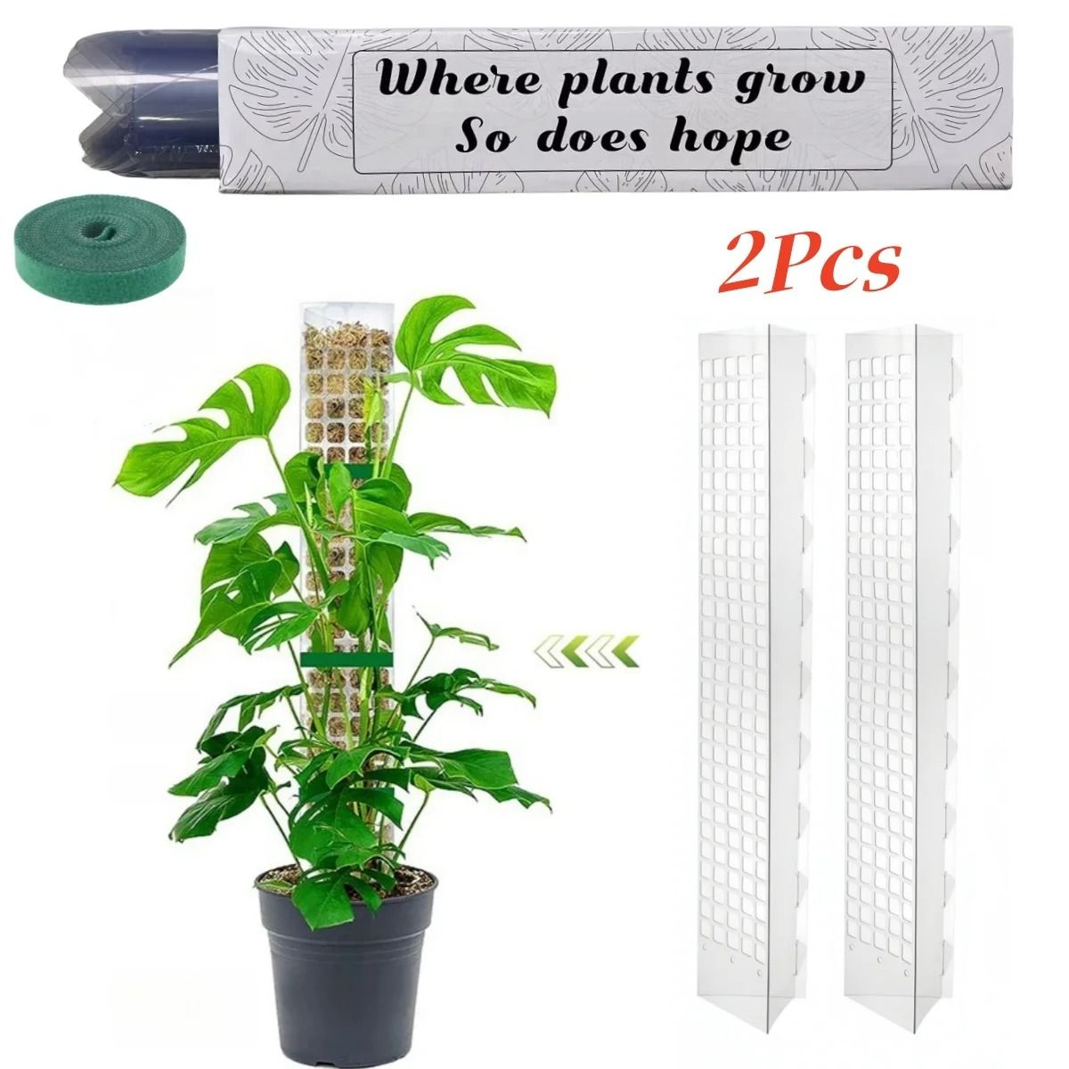 Moss Pole for Plants Indoor Climbing Plant Support Pole Adjustable Moss Stick