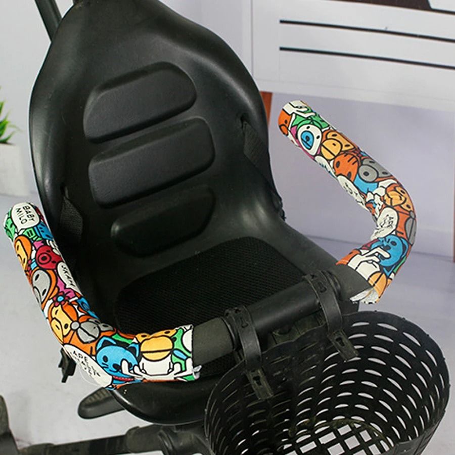 Baby Stroller Armrest Protective Case Zippered Cover for Pram Handles