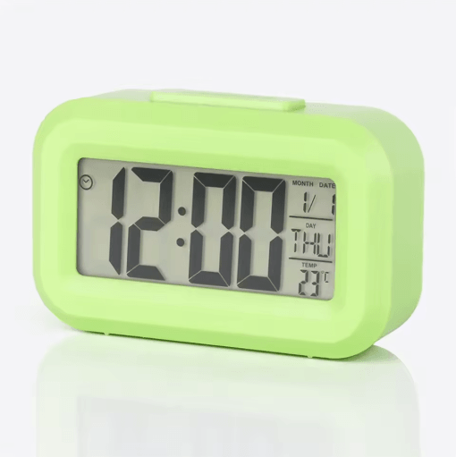 Time Glow LED Digital Alarm Clock Multi Function Backlit Calendar Desk Clock
