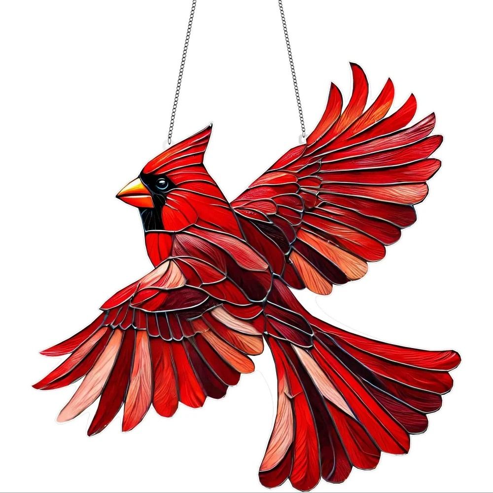 Mythical Fire Phoenix & Turtle Acrylic Sun Catcher