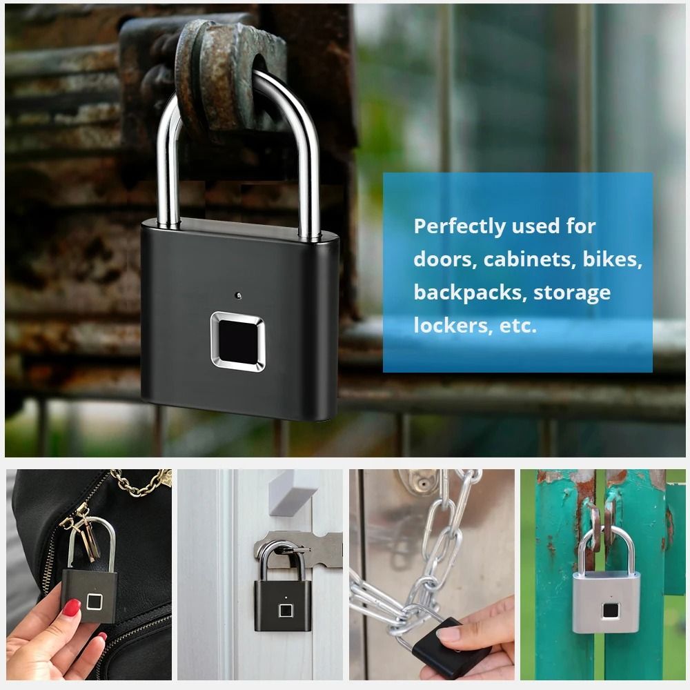 Smart Biometric Fingerprint Padlock