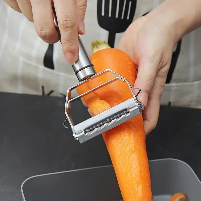 High Quality Stainless Steel Potato Cucumber Carrot Grater Multifunctional Vegetable Slicer Peeler