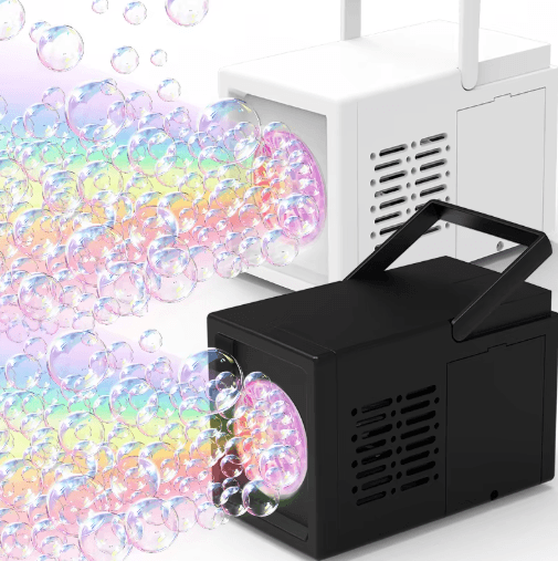 10-Hole Automatic Electric Bubble Machine – Handheld Bubble Blower Toy for Outdoor Parties