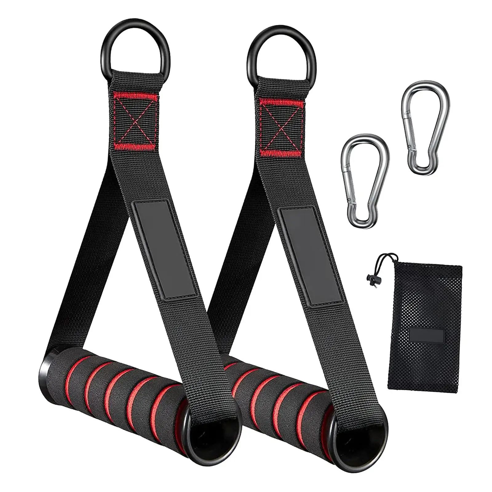 Exercise Handles Resistance Band Handle Set for Cable Machine and Pulley System