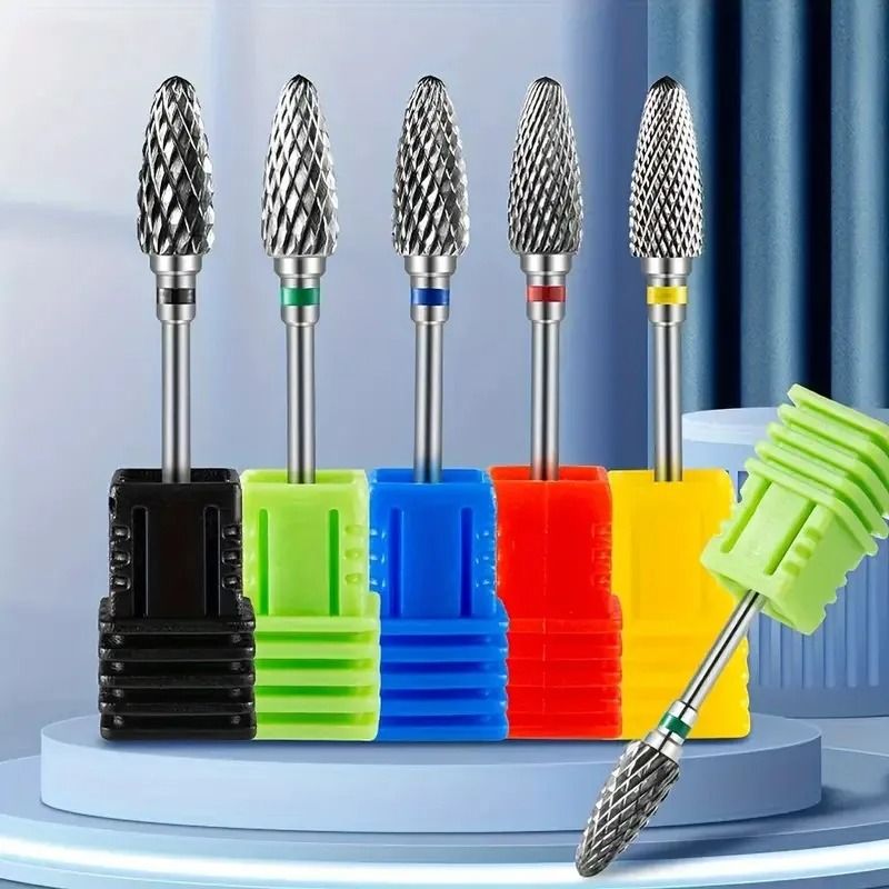 Tungsten Carbide Nail Drill Bits for Electric Manicure Tools