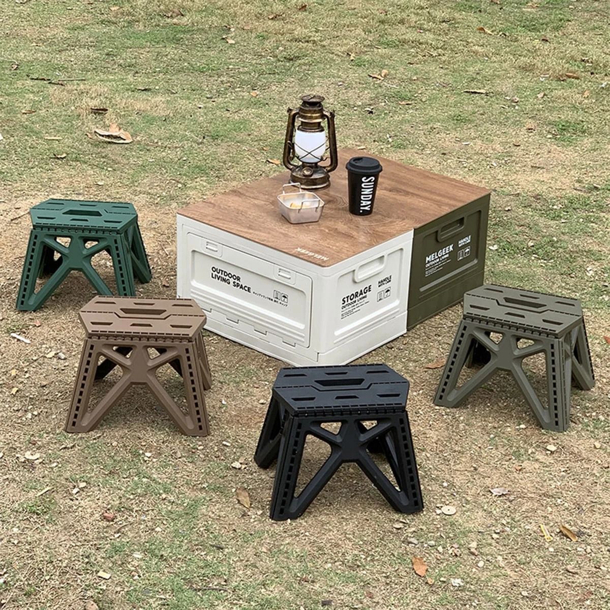 Portable Folding Chair Heavy Duty Foldable Camping Stool for Outdoor Travel