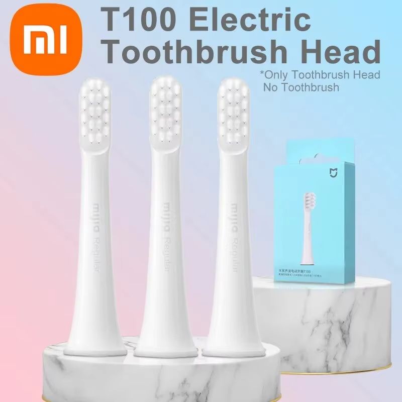 Xiaomi Mijia T100 Smart Toothbrush Replacement Head – Soft Sonic Toothbrush Head Pack of 3