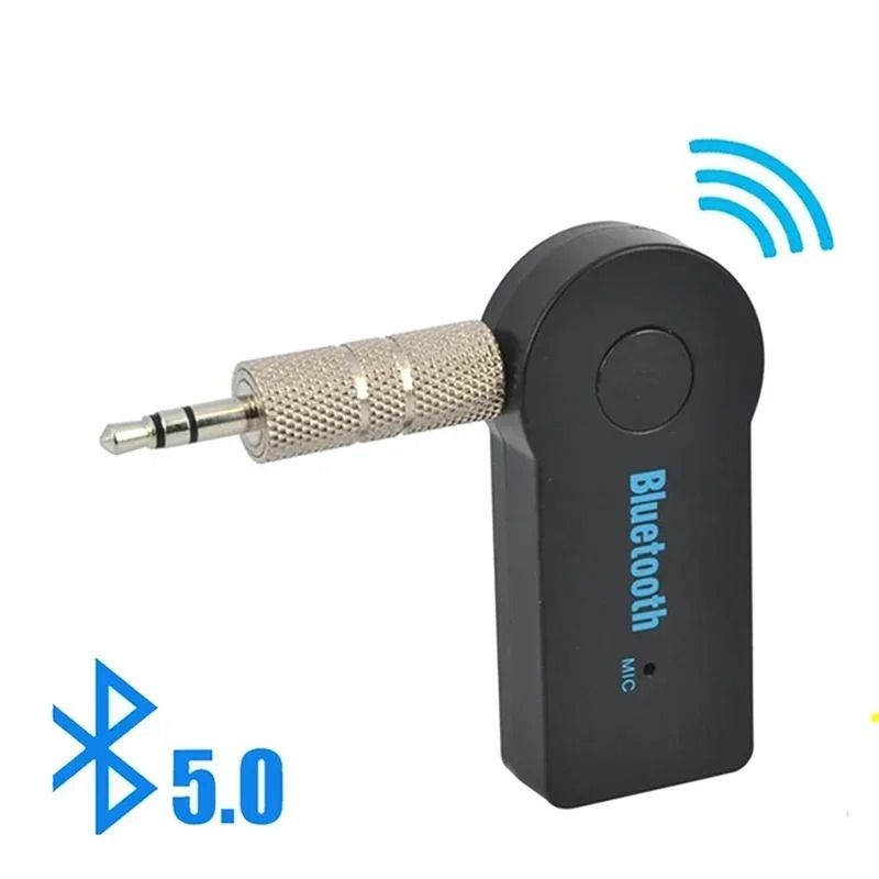 Wireless Bluetooth Receiver Adapter With Three Point Five Millimeter Jack For Car Audio