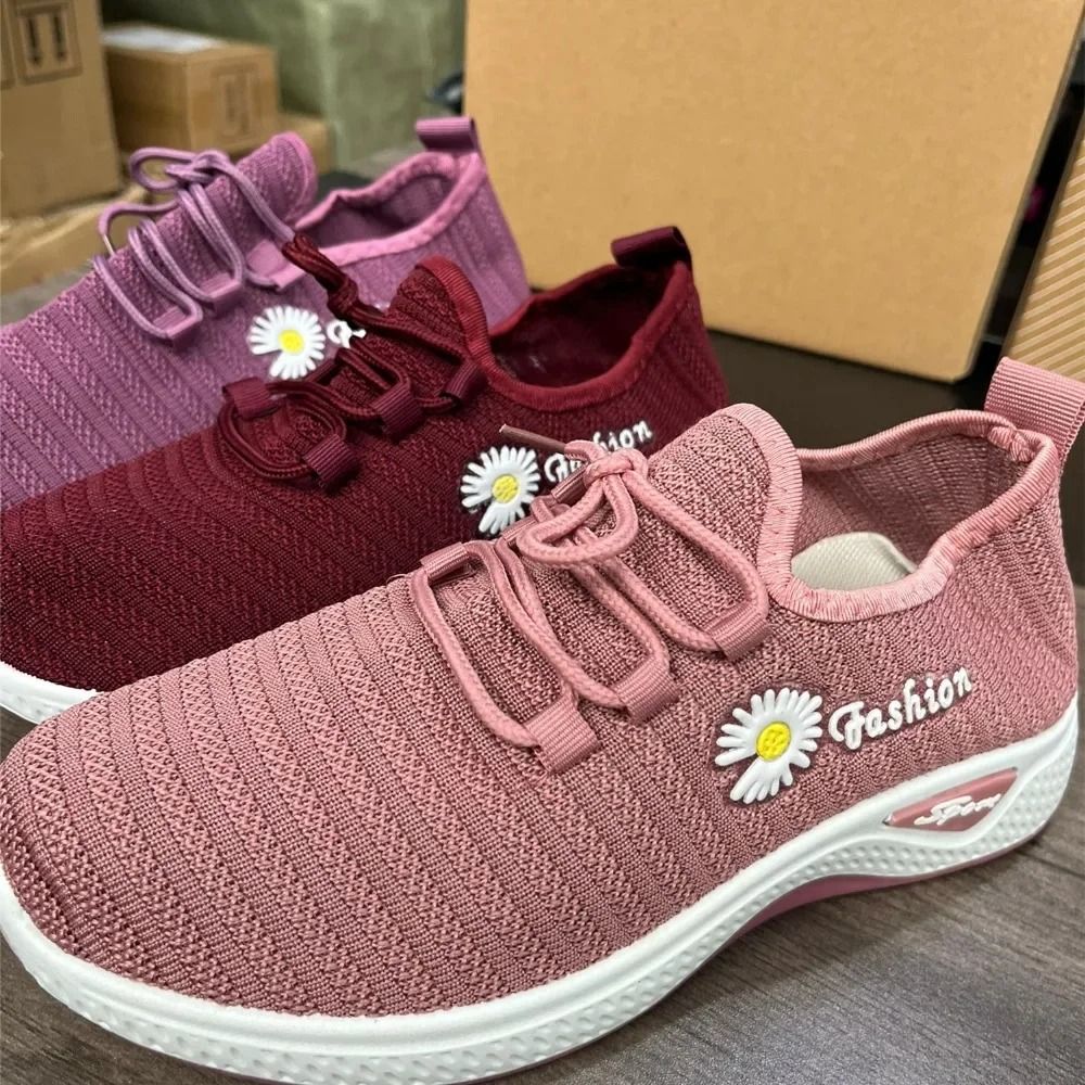 Women Breathable Mesh Running Sneakers Lightweight Casual Shoes