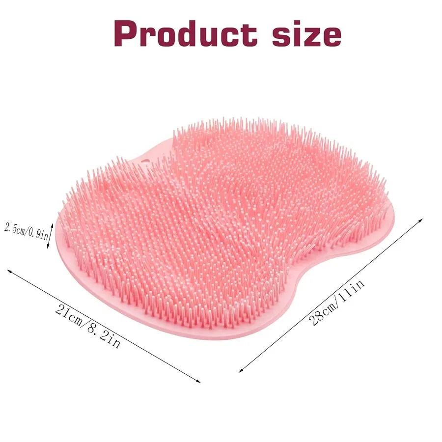 Shower Foot Scrubber Mat Back Washer Exfoliating Bath Wash Pad