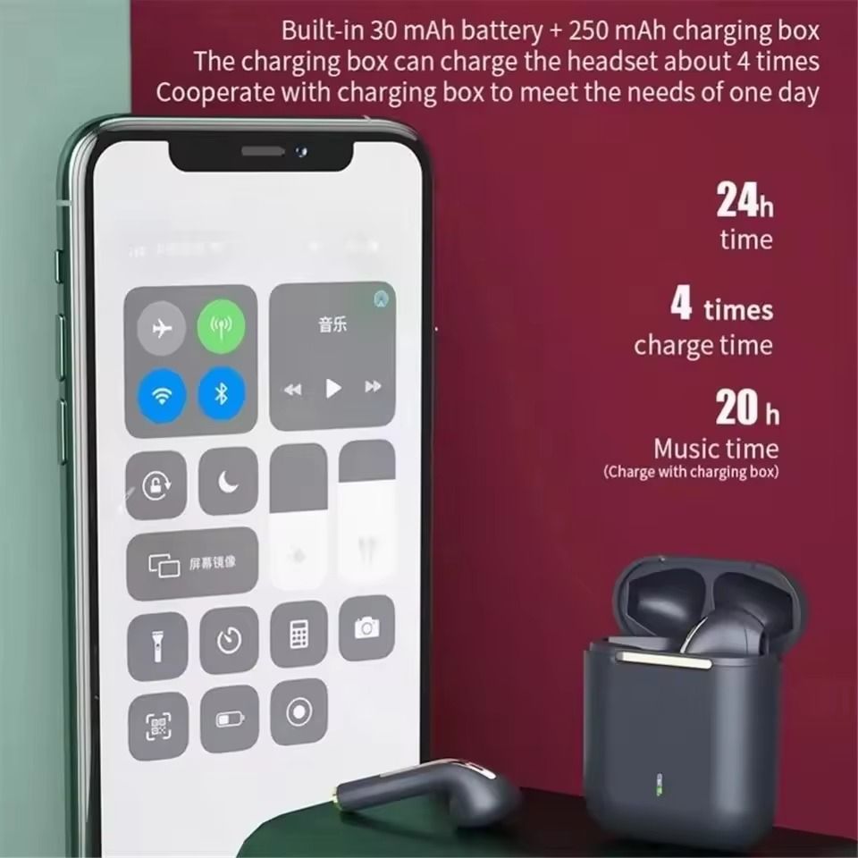 Xiaomi J18 Wireless Bluetooth Earphones with Mic and Waterproof Design