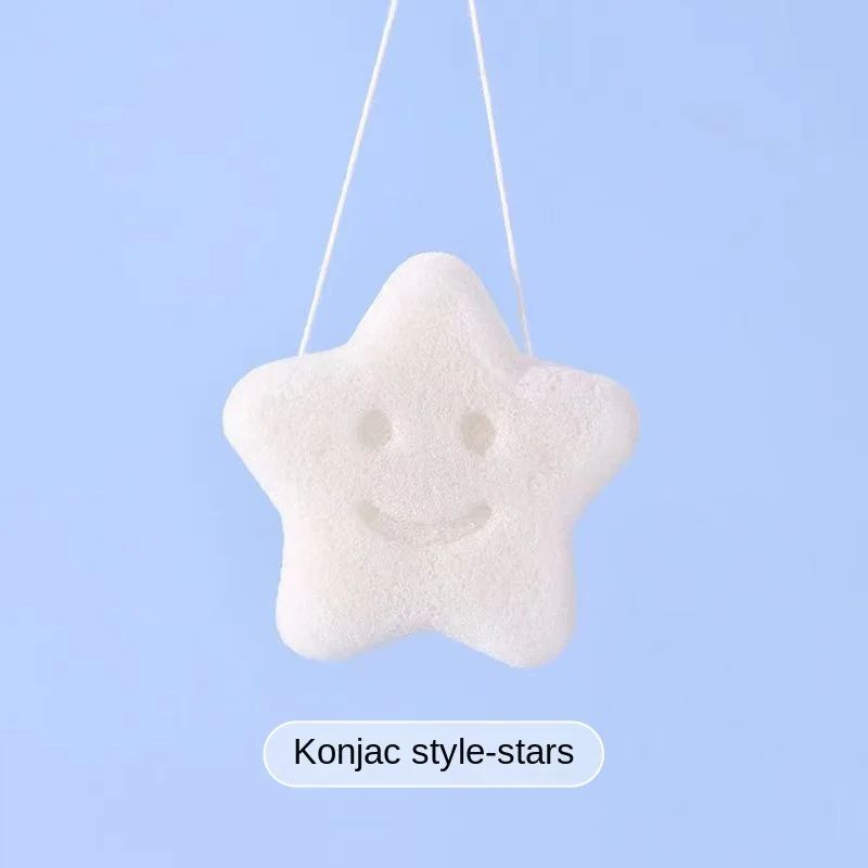 Gentle Konjac Baby Bath Sponge Soft Natural Infant Wash Sponge
