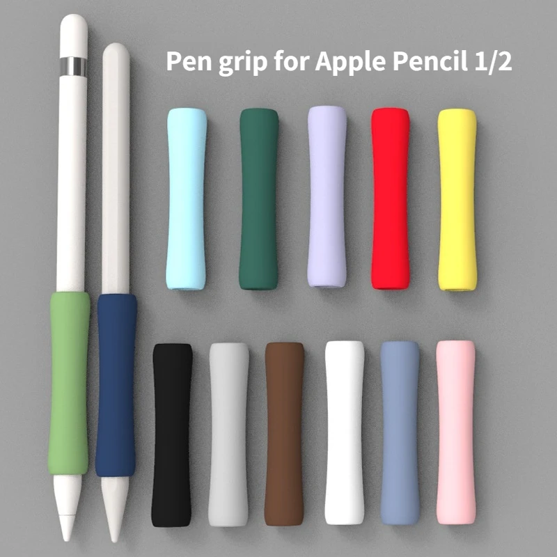 Soft Silicone Pen Protection Sleeve Holder Aid for Apple Pencil 1st 2nd Generation Touch Screen Pen Case