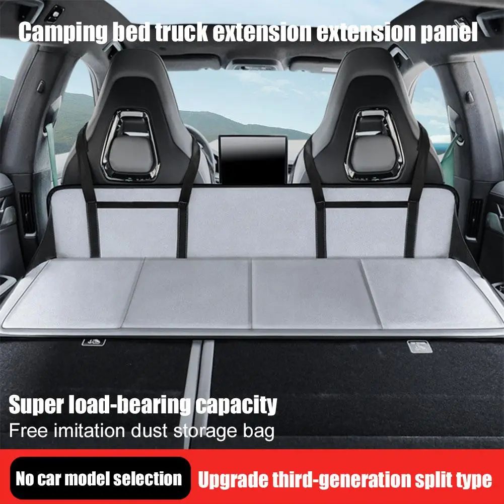 RoadRest Car Back Seat Extender - Extra-Long Car Camping Mattress & Travel Bed for SUV and Trucks
