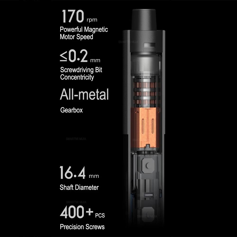 MIJIA Electric Precision Screwdriver Magnetic Kit with 24 S2 Steel Bits