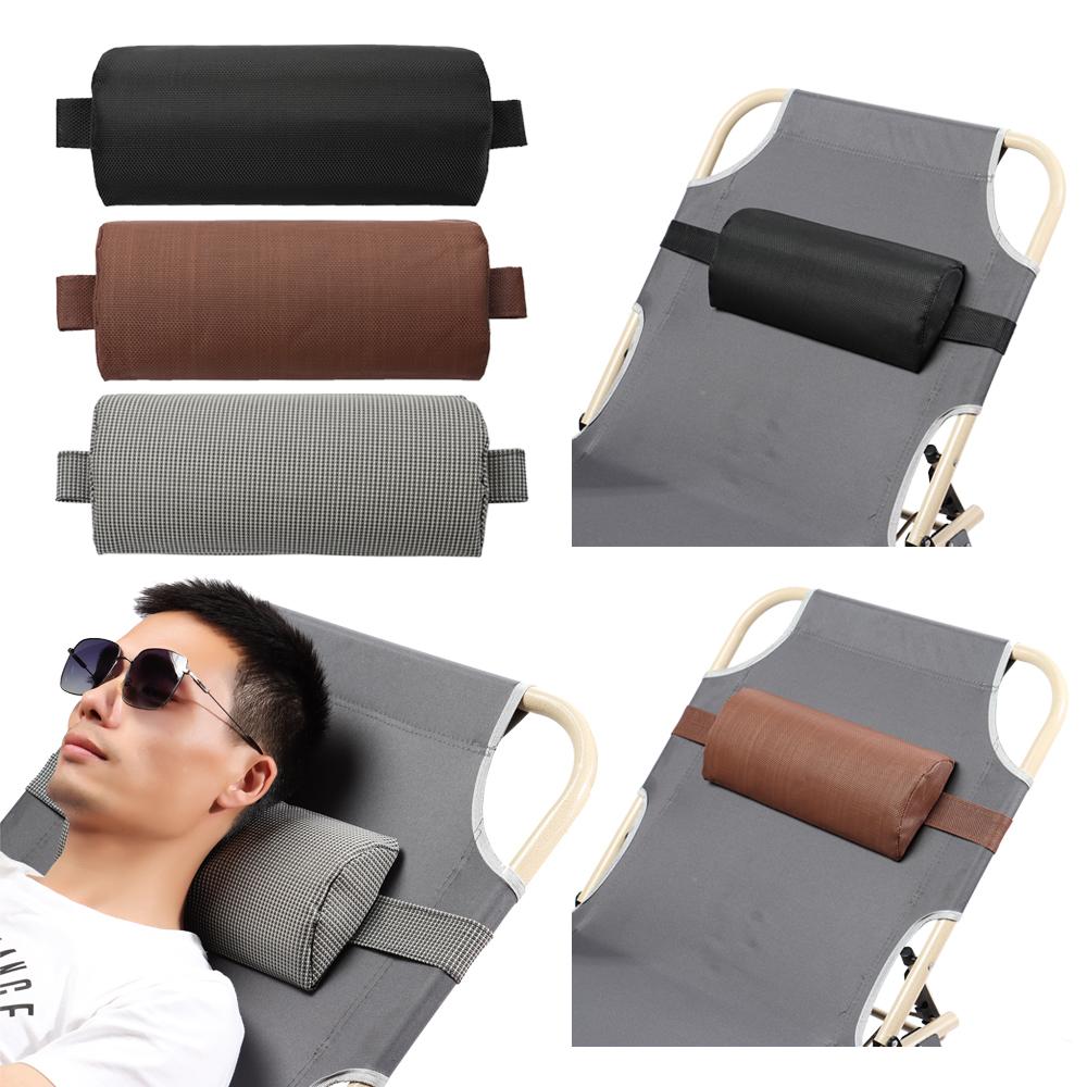 Universal Sun Lounger Headrest Pillow Ergonomic Neck Support Cushion