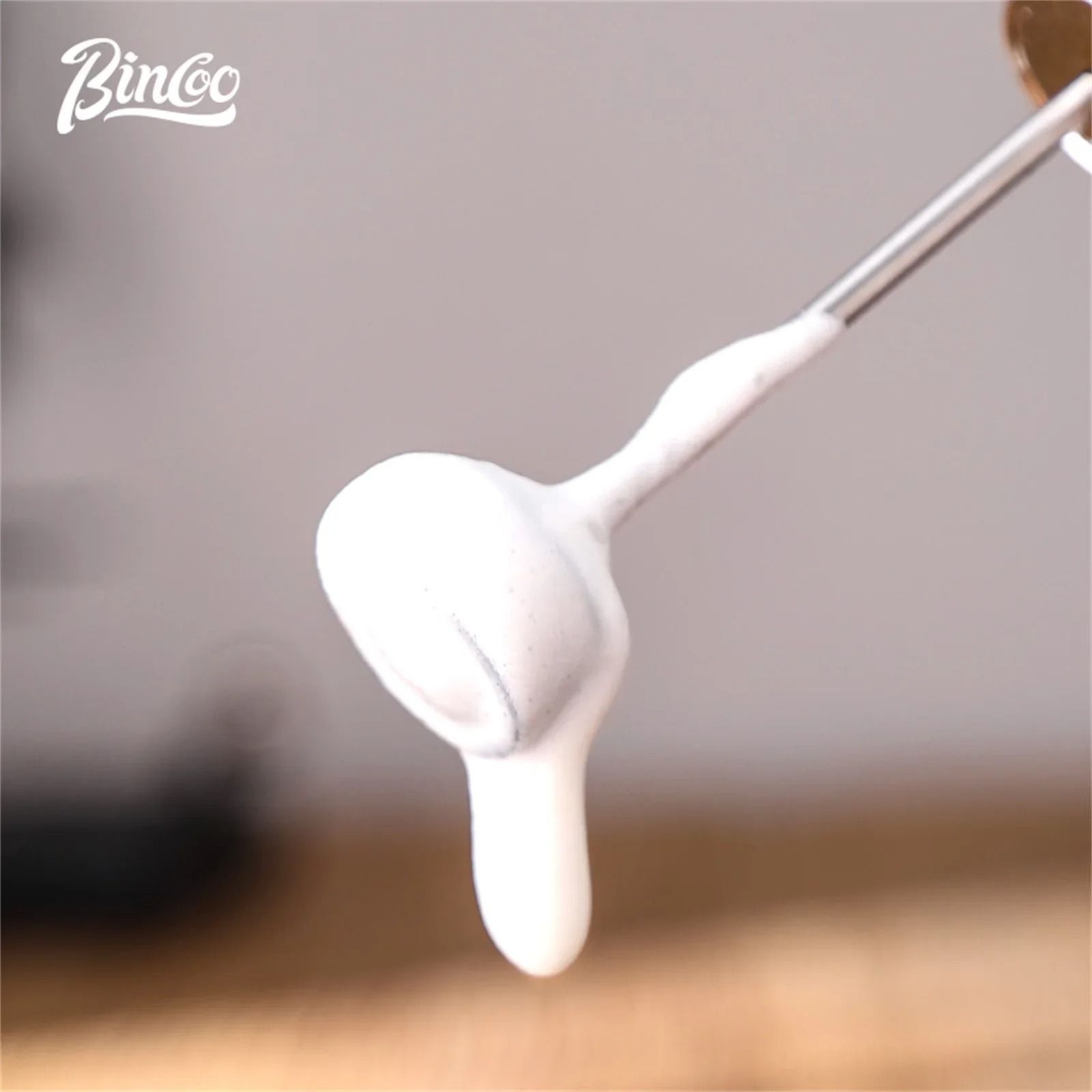 Bincoo Milk Foamer Coffee Whisk Mixer Mini Frother Handle Stirrer