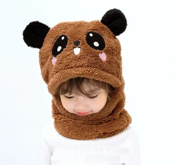 Kids 2-in-1 Fleece Lined Beanie & Scarf Set