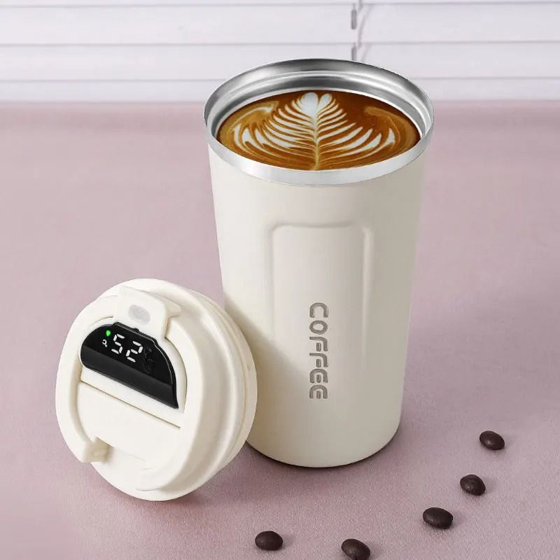 Smart Stainless Steel Tumbler with Temperature Display