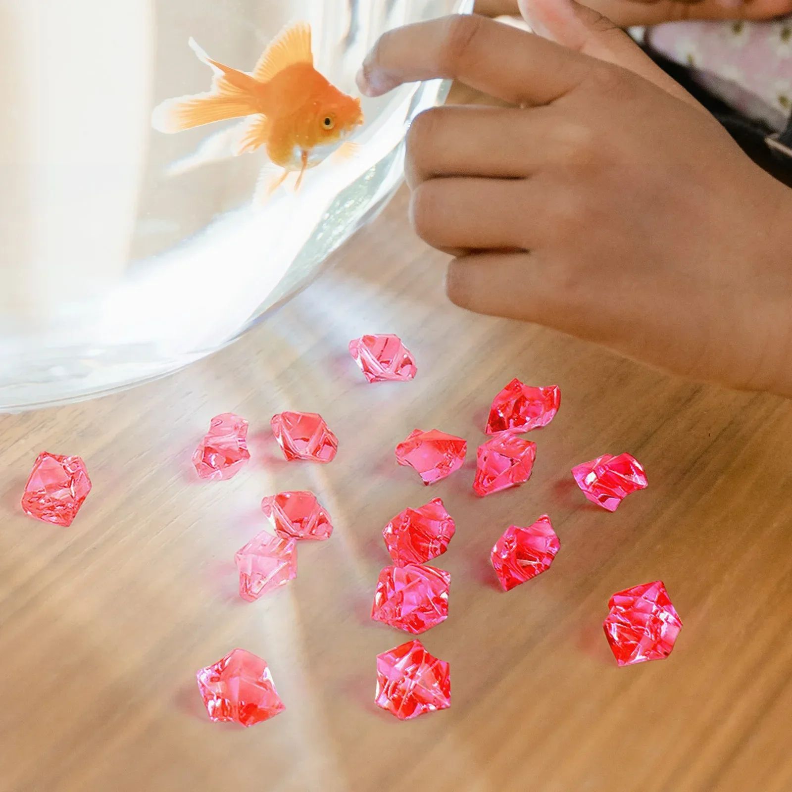 Clear Acrylic Crushed Ice Vase Fillers