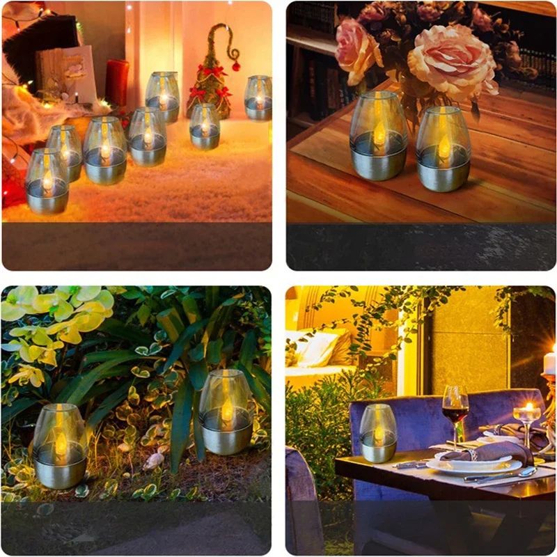 Solar LED Flameless Candle Light