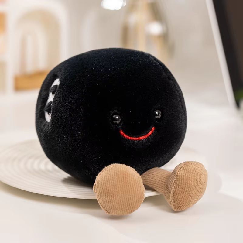 Cute Plush Tennis Ball Keychain Bag Charm Pendant