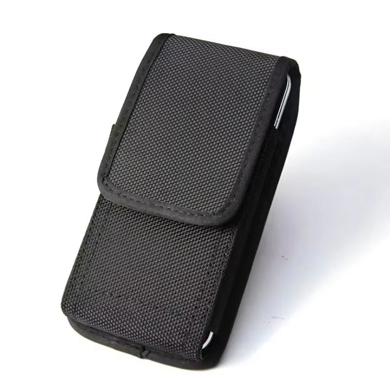 Tactical Cell Phone Pouch Holster with Free D-Ring Buckle Portable Nylon Wallet Card Carrying Case