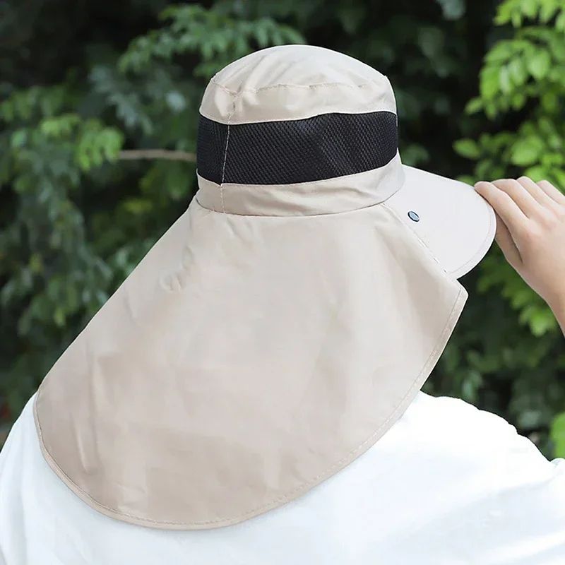 Removable Flap UV Protection Sun Hat – Convertible Wide Brim Fishing & Hiking Bucket Hat