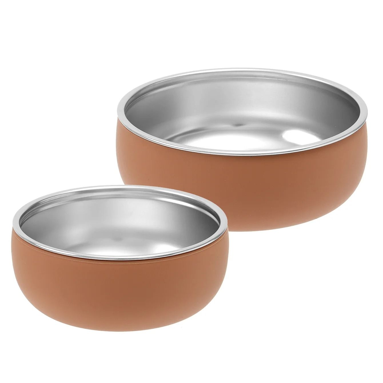 Double Layer Stainless Steel Pediatric Feeding Bowl Set