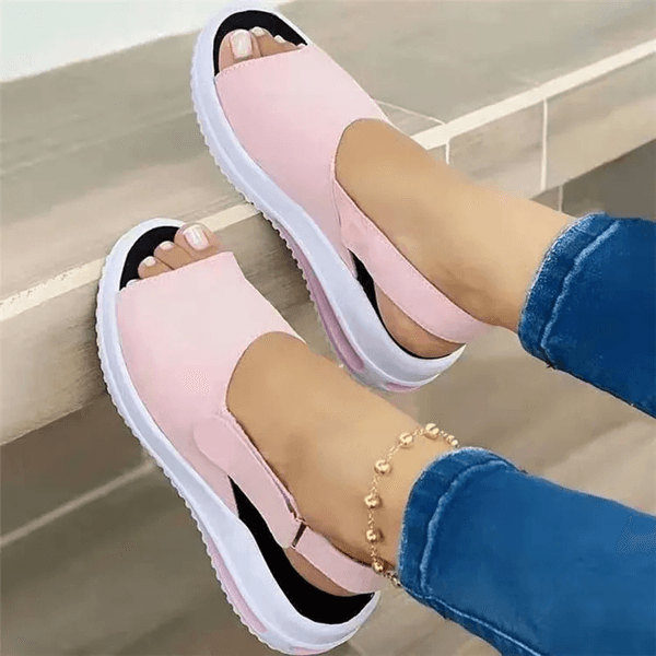 Lightweight Breathable Summer Sandals for Women with Non Slip Peep Toe Design