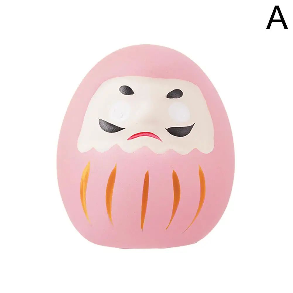 Mini Ceramic Daruma Doll Lucky Charm