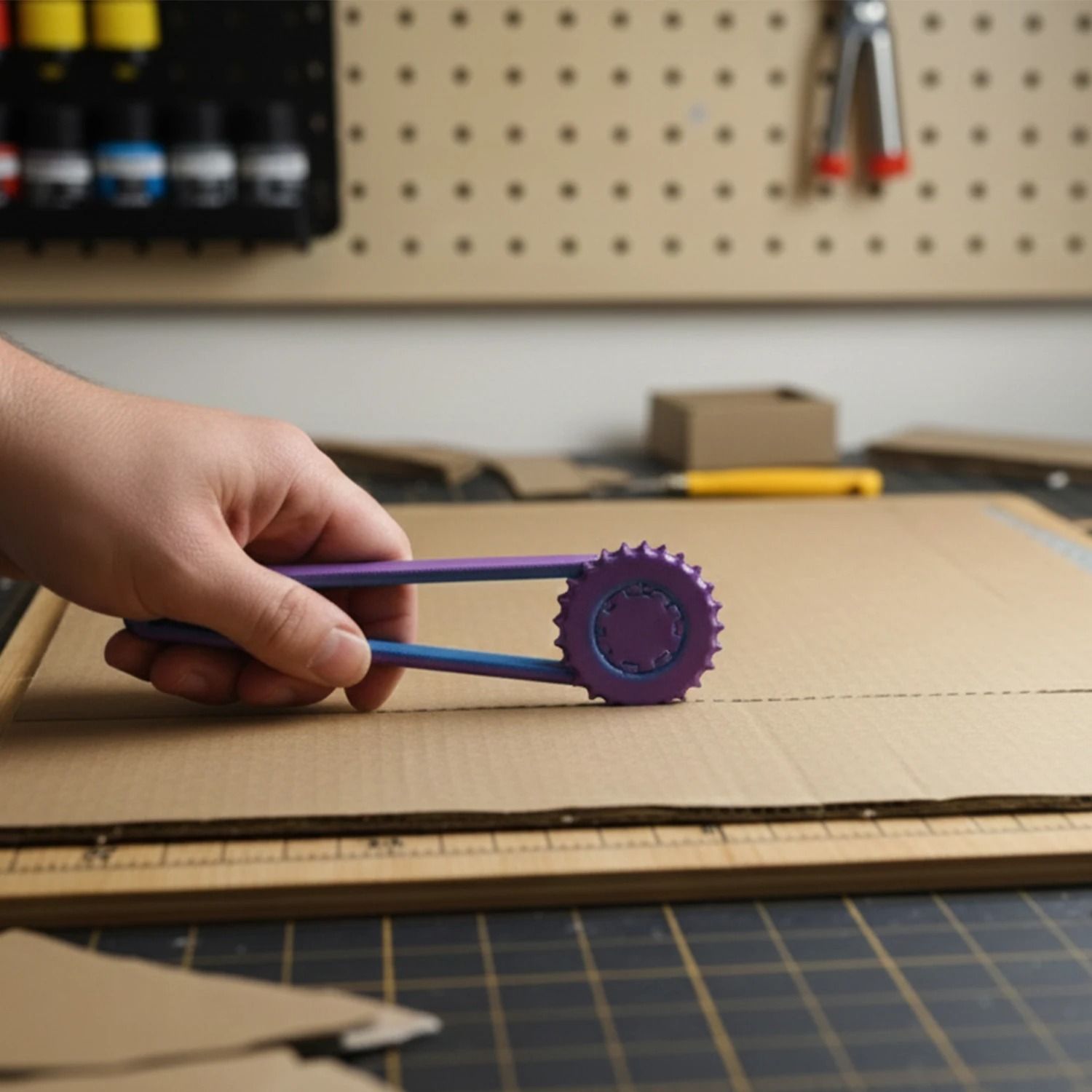 Precision Cardboard Punch System – Premium Heavy Duty DIY Craft & Packaging Tool