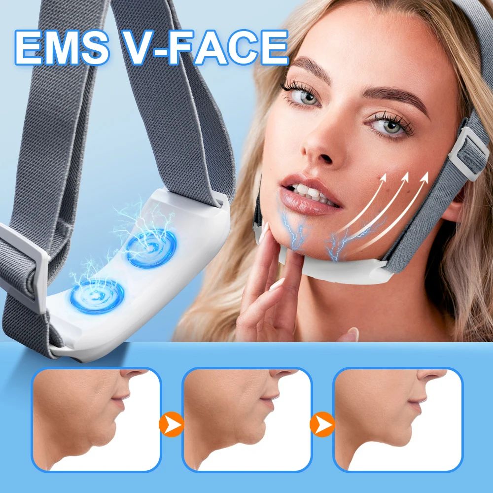 EMS Microcurrent Facial Massager for Face Lifting & Firming