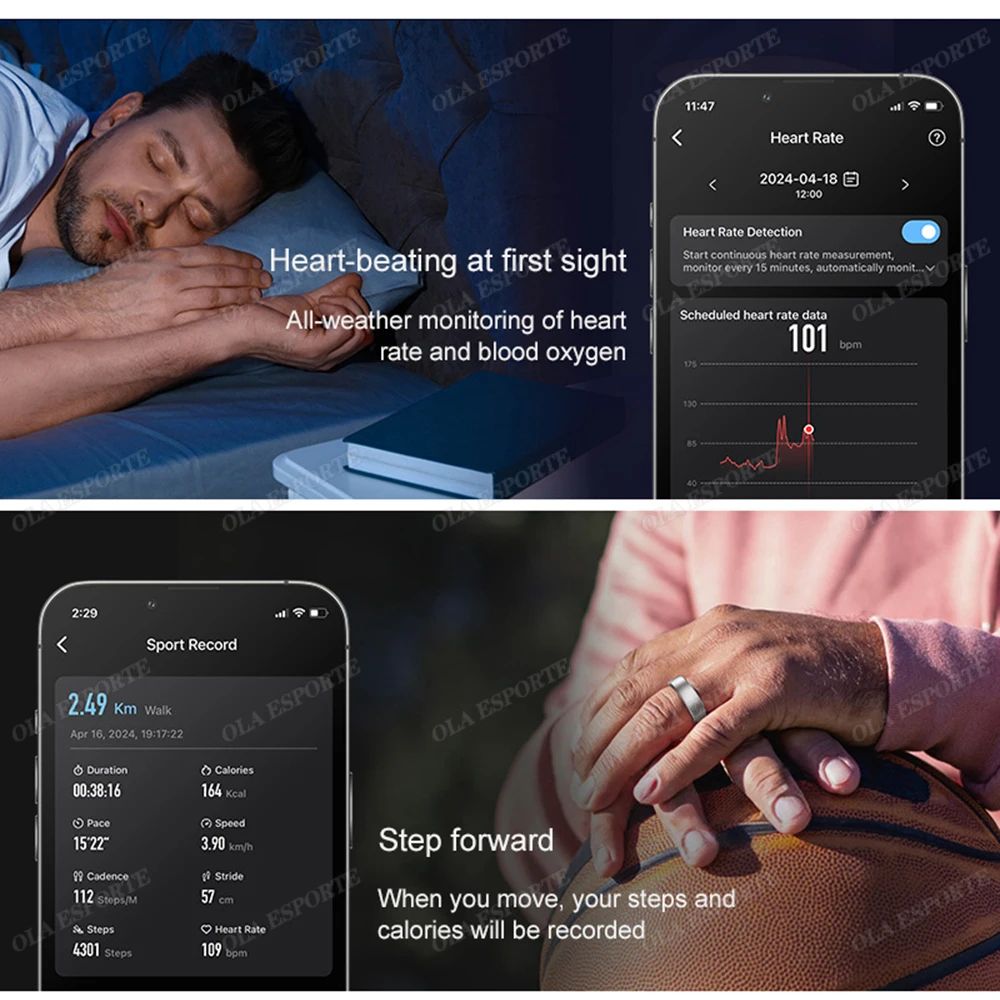 Waterproof Smart Health Ring