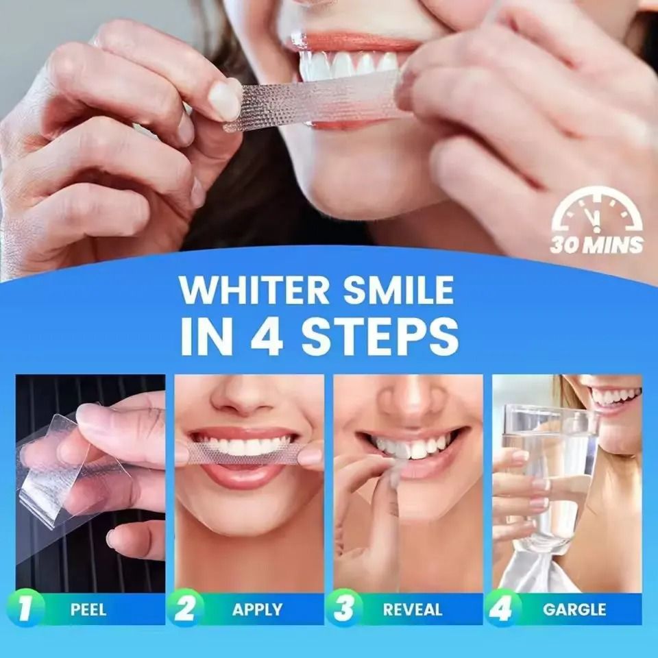 Professional Advanced Enamel Safe Teeth Whitening Strips