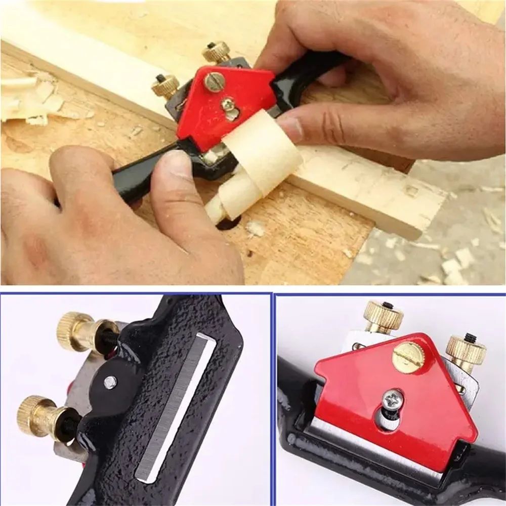 Adjustable Woodworking Spokeshave Hand Plane – Precision Wood Trimming & Edge Shaping Tool for Carpenters