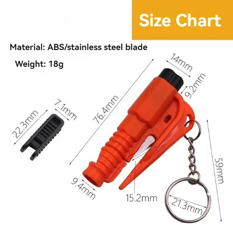 Mini Car Safety Hammer Window Breaker Tool