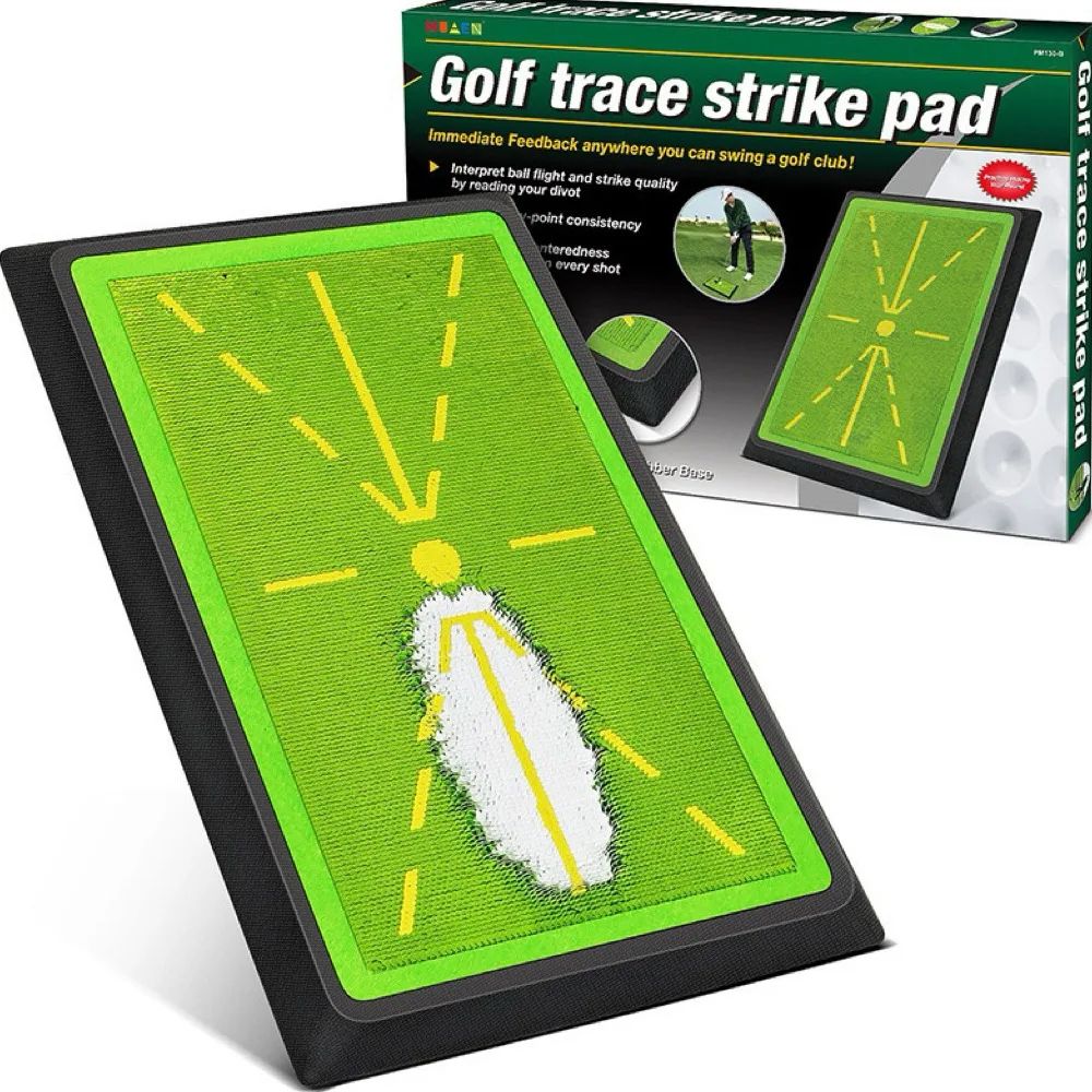 Golf Swing Training Strike Mat with Impact Track