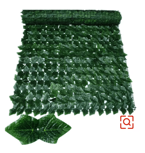 Artificial Ivy Hedge Fence Panels Faux Privacy Screen for Garden & Balcony Decor